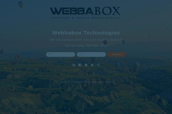 Site using EZP Coming Soon Page plugin