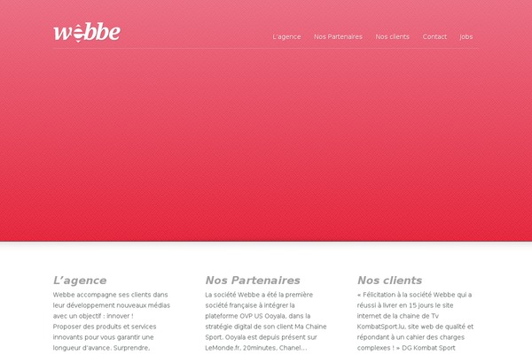 webbe.fr site used Pixagility