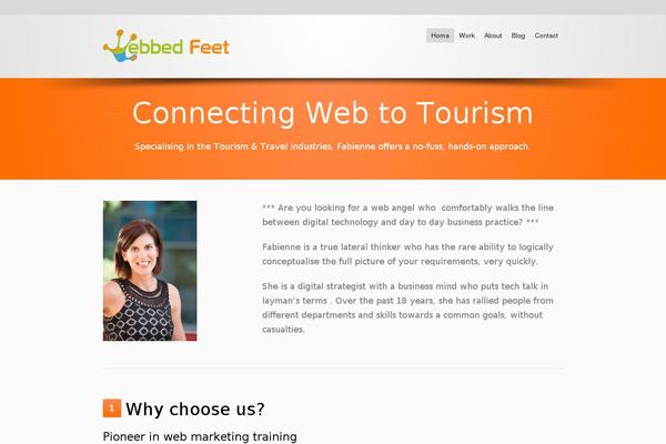 Flare Child theme site design template sample
