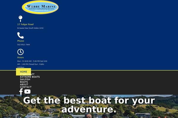 webbemarine.com.au site used Central-coast-websites-child