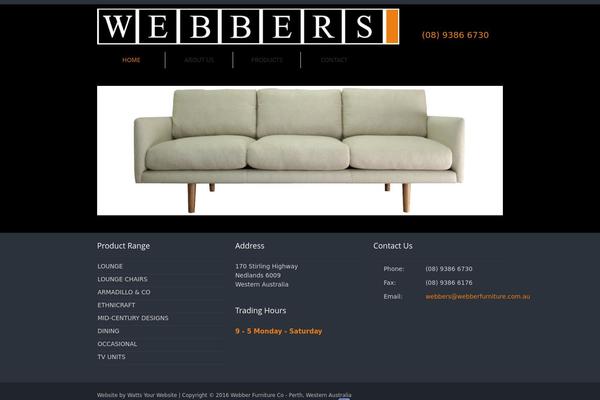 Think theme site design template sample