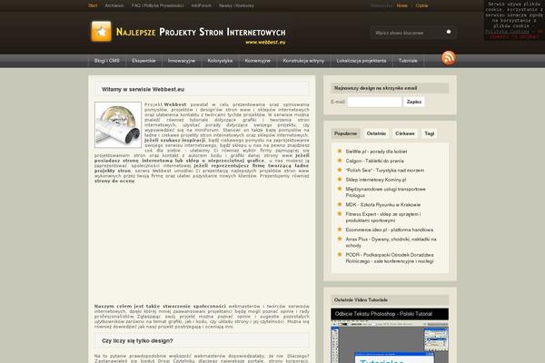 Fresh News theme site design template sample