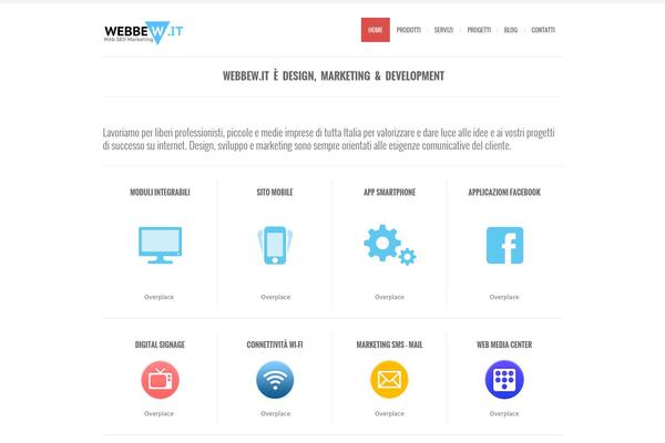 Bigbang theme site design template sample