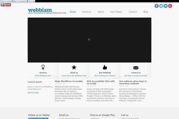 WordPress website example screenshot