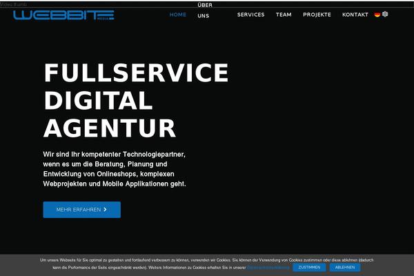 Brick theme site design template sample