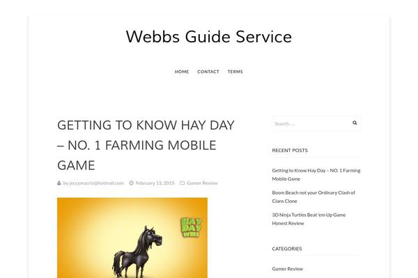 Aileron theme site design template sample