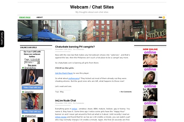 Cutline 3 Column Split theme site design template sample