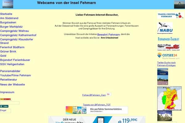 webcam-fehmarn.de site used Ostsee24