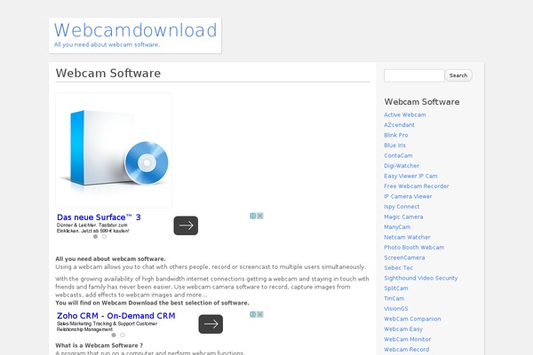 P2 theme site design template sample