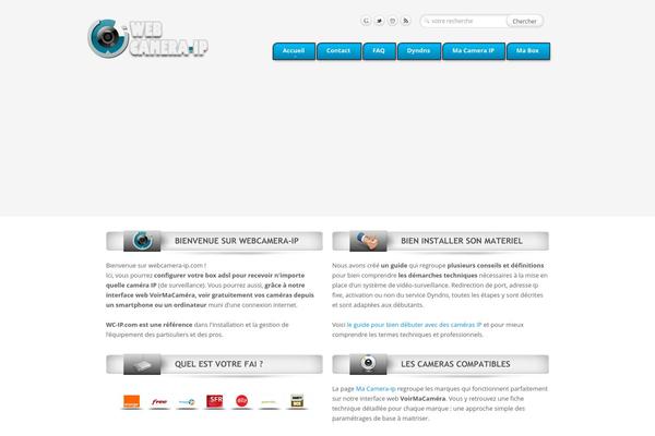 Caffeine theme site design template sample