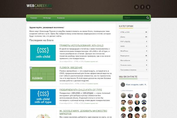 webcareer theme websites examples