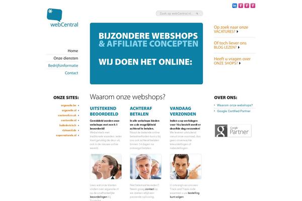 Site using Social Links plugin