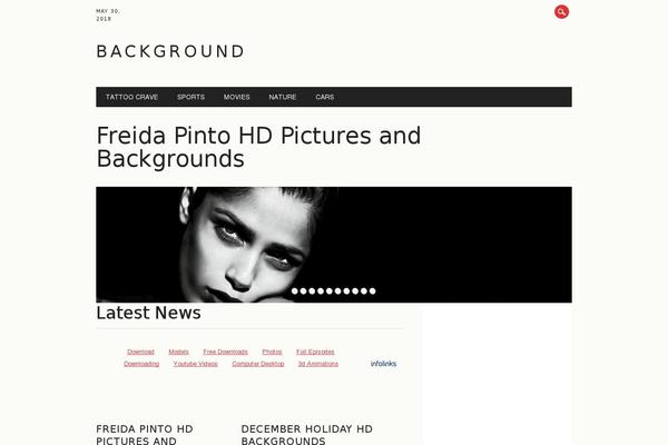The Newswire theme site design template sample