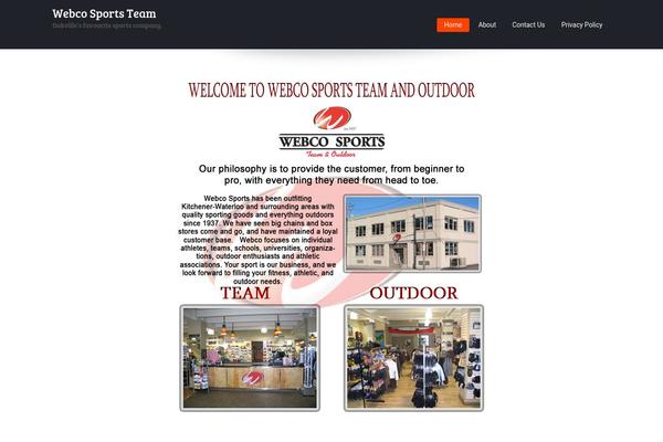Abaris theme site design template sample