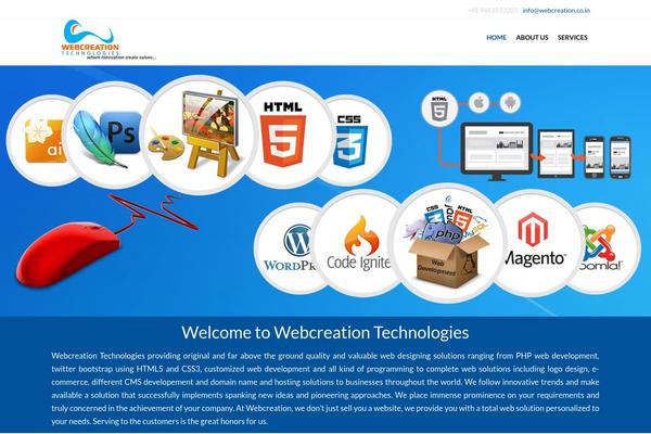 Ares theme site design template sample