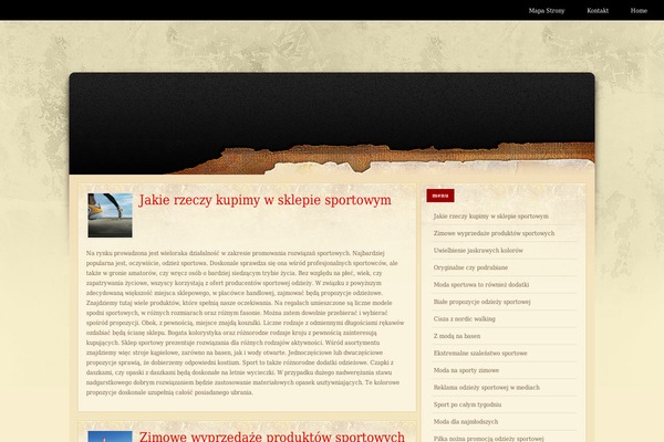 Influx theme site design template sample