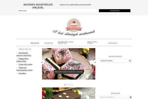 Foodie Pro theme site design template sample