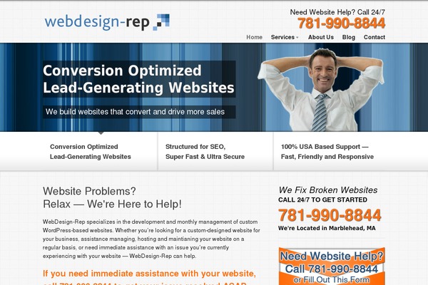 Biznizz theme site design template sample