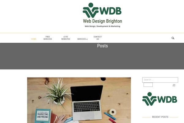 webdesignbrighton.org site used Blog-mantra