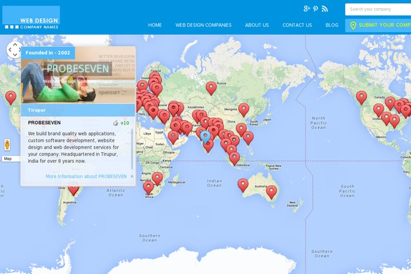 Explorable theme site design template sample