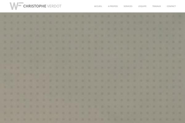 Visia theme site design template sample