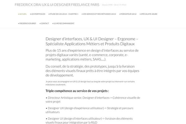 Ambition theme site design template sample