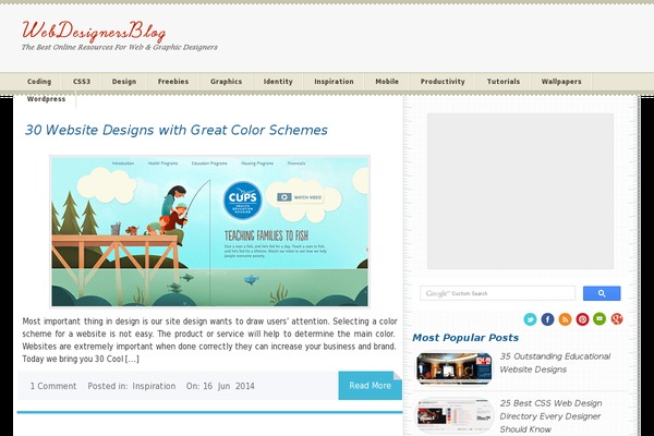 Bueno theme site design template sample