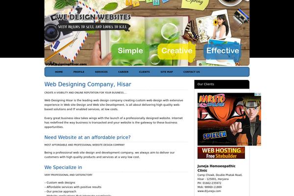 Site using BigContact Contact Page plugin