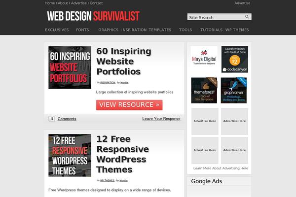 Convergence theme site design template sample