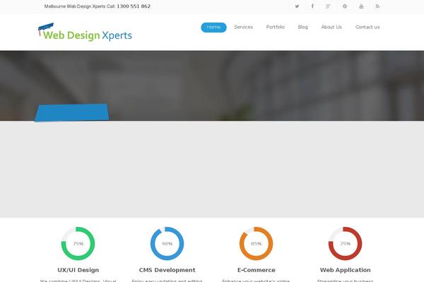 Erato theme site design template sample
