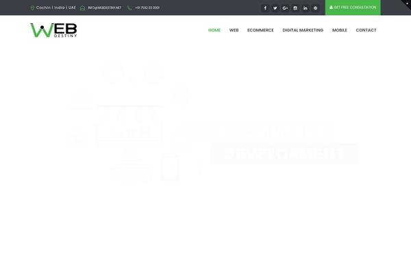 Easyweb theme site design template sample