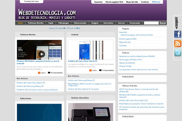 webdetecnologia.com site used Comfy-plus