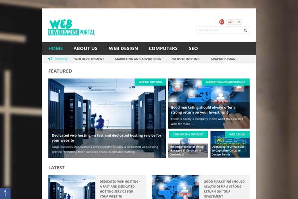 Bookshelf theme site design template sample
