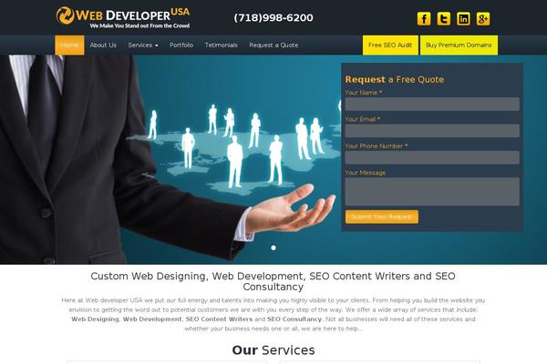 webdeveloperusa.com site used Web-developer
