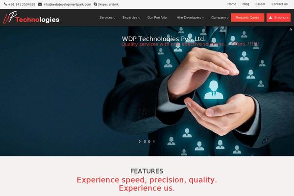 Wdp theme site design template sample