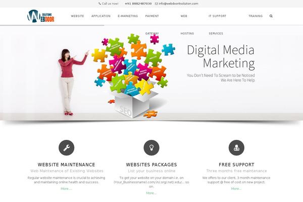 Howes theme site design template sample