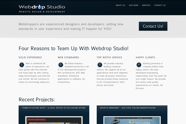 webdropstudio.com site used inFocus