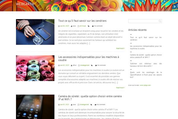 Onetake theme site design template sample
