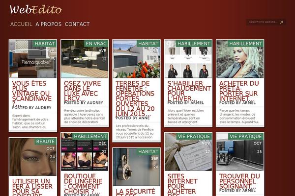 Renden theme site design template sample