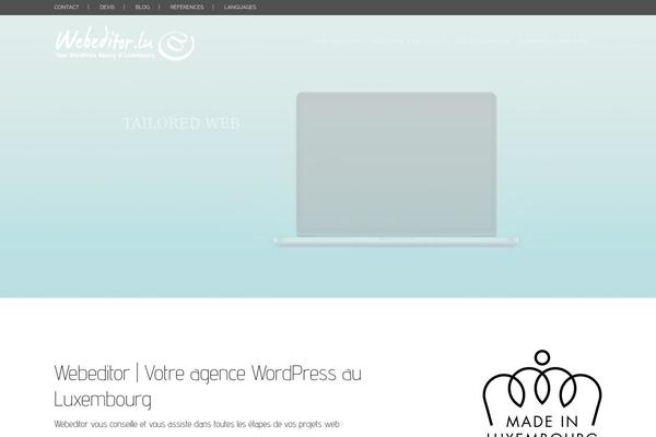 Oshine theme site design template sample