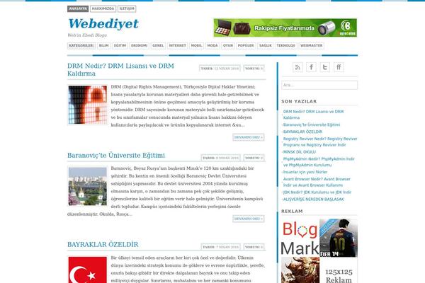 Bisade theme site design template sample