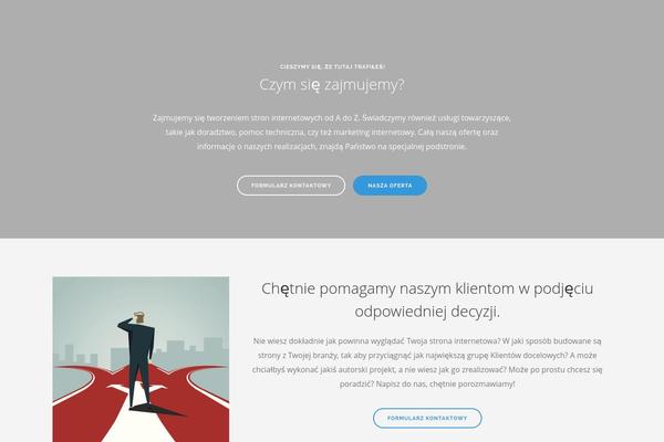 Cyberfolks theme site design template sample