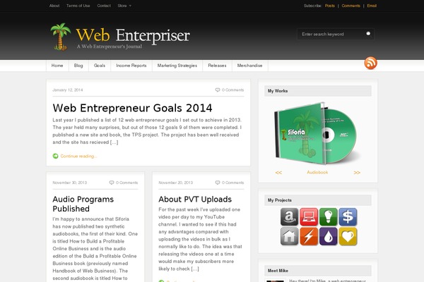 Fresh News theme site design template sample