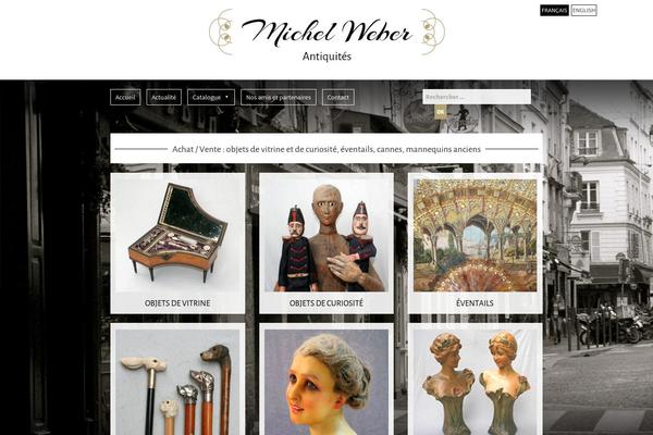 Blain theme site design template sample