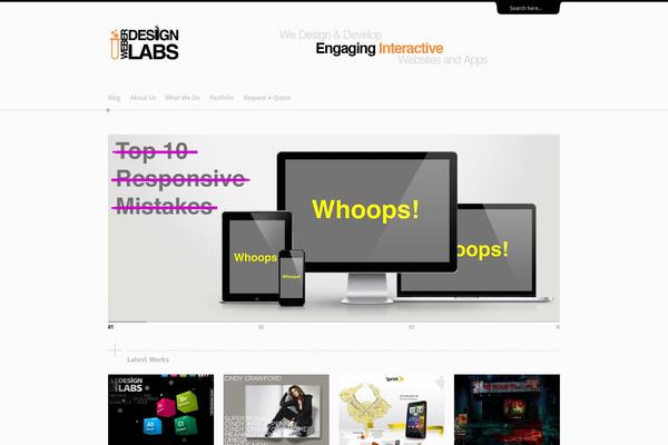 Folioway theme site design template sample