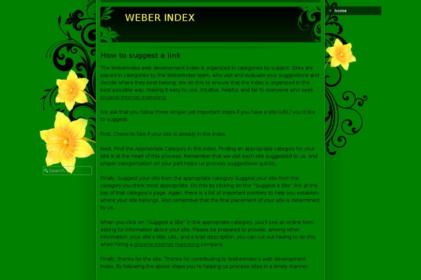 daffodil theme site design template sample
