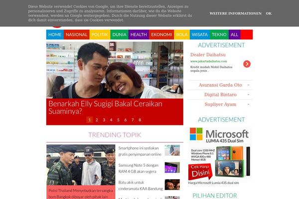 Forester theme site design template sample