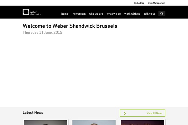 Webershandwick theme site design template sample