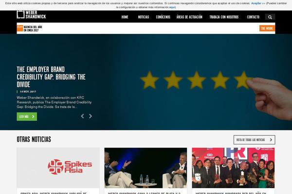 webershandwick.es site used Webershandwick