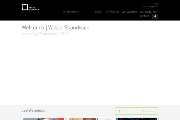 webershandwick.nl site used Webershandwick